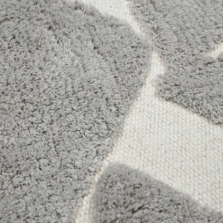 Tapis coton (60 x 90 cm) Blokken Ecru
