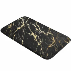 Tapis de bain antidérapant (45 x 75 cm) Aquamarbre Noir