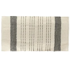 Tapis de bain coton (45 x 90 cm) Saint Leu Noir