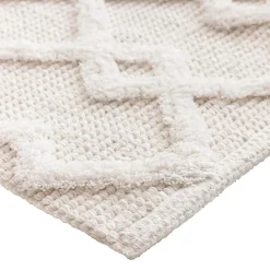 Tapis de bain en coton (50 x 80 cm) Otis Beige