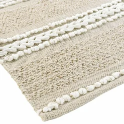 Tapis de salon coton (170 cm) Blanca Beige