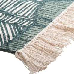 Tapis de salon coton (120 x 170 cm) Jungle Vert