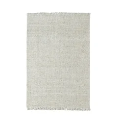 Tapis de salon rectangulaire laine tissée (160 x 230 cm) Jacks Beige