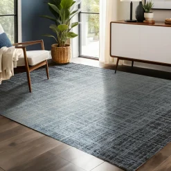 Tapis de salon rectangulaire jacquard (160 x 230 cm) Shiraz Argent