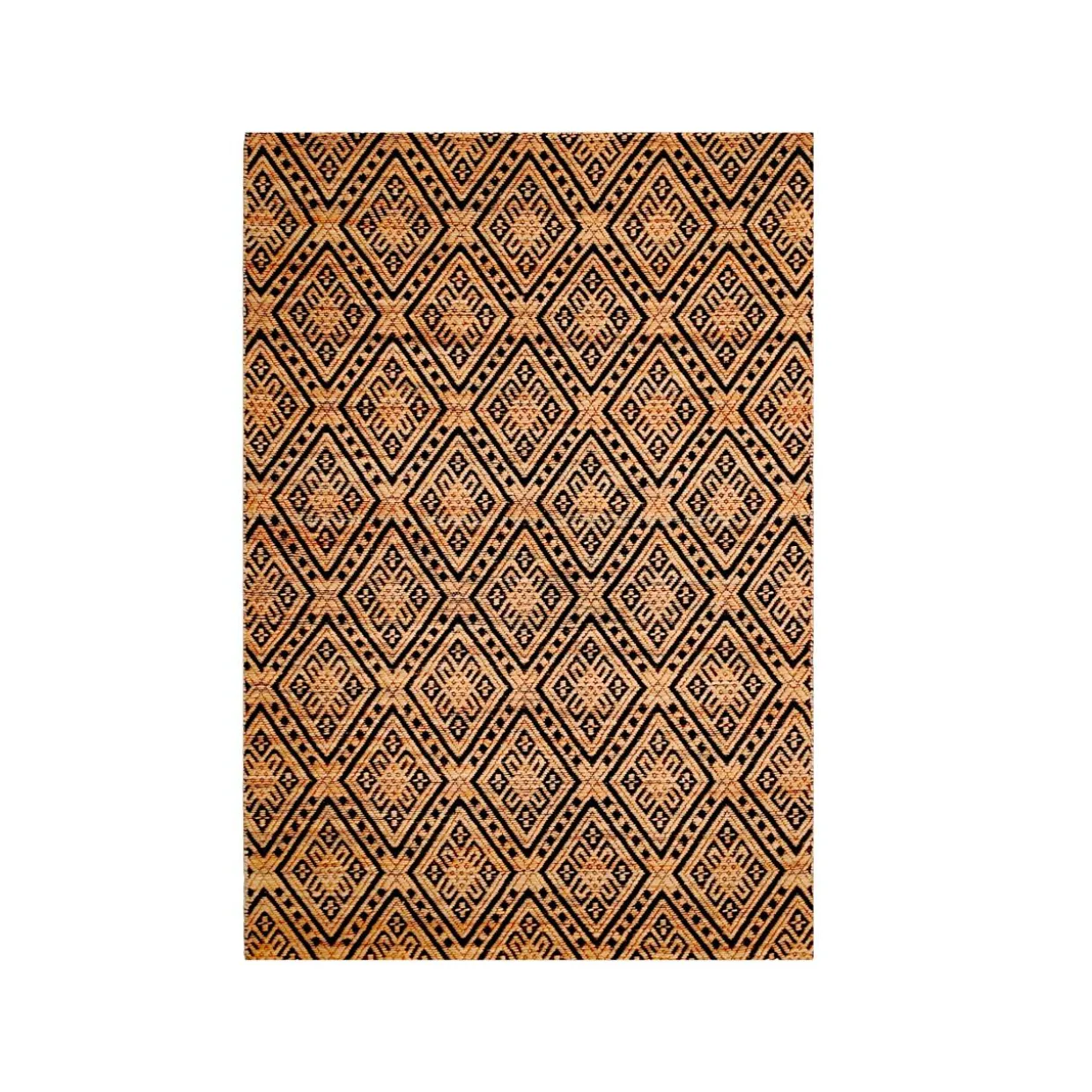 Tapis de salon rectangulaire jute tissée main (160 x 230 cm) Meera Beige