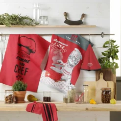Torchon (70 cm) Comptoir Rouge
