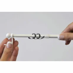 Tringle extensible Fix'vit (50 à 80 cm) Blanc