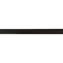 Tringle rideau bois (L250 cm / D28 mm) Nils Noir mat