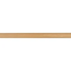 Tringle rideau bois (L250 cm/ D28 mm) Nils Beige Vernis