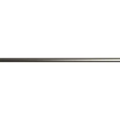 Tringle rideau extensible en métal (L120 - 210 cm / D17 - 20 mm) Jim Argent mat