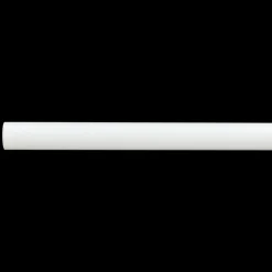 Tringle rideau métal (L250 cm / D20 mm) Jim Blanc Mat