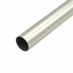 Tringle rideau métal (L150 cm / D20 mm) Jim Argent mat