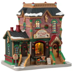 Village de Noël Lemax à piles lumineux La Perdrix et la Poire