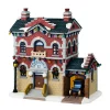 Village de Noël Lemax lumineux Poste de Police
