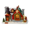 Village de Noël Lemax lumineux Snack du Père Noël