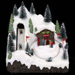 Village de Noël lumineux Pistes de ski