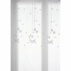 Voilage (140 x 240 cm) Etoiles Blanc