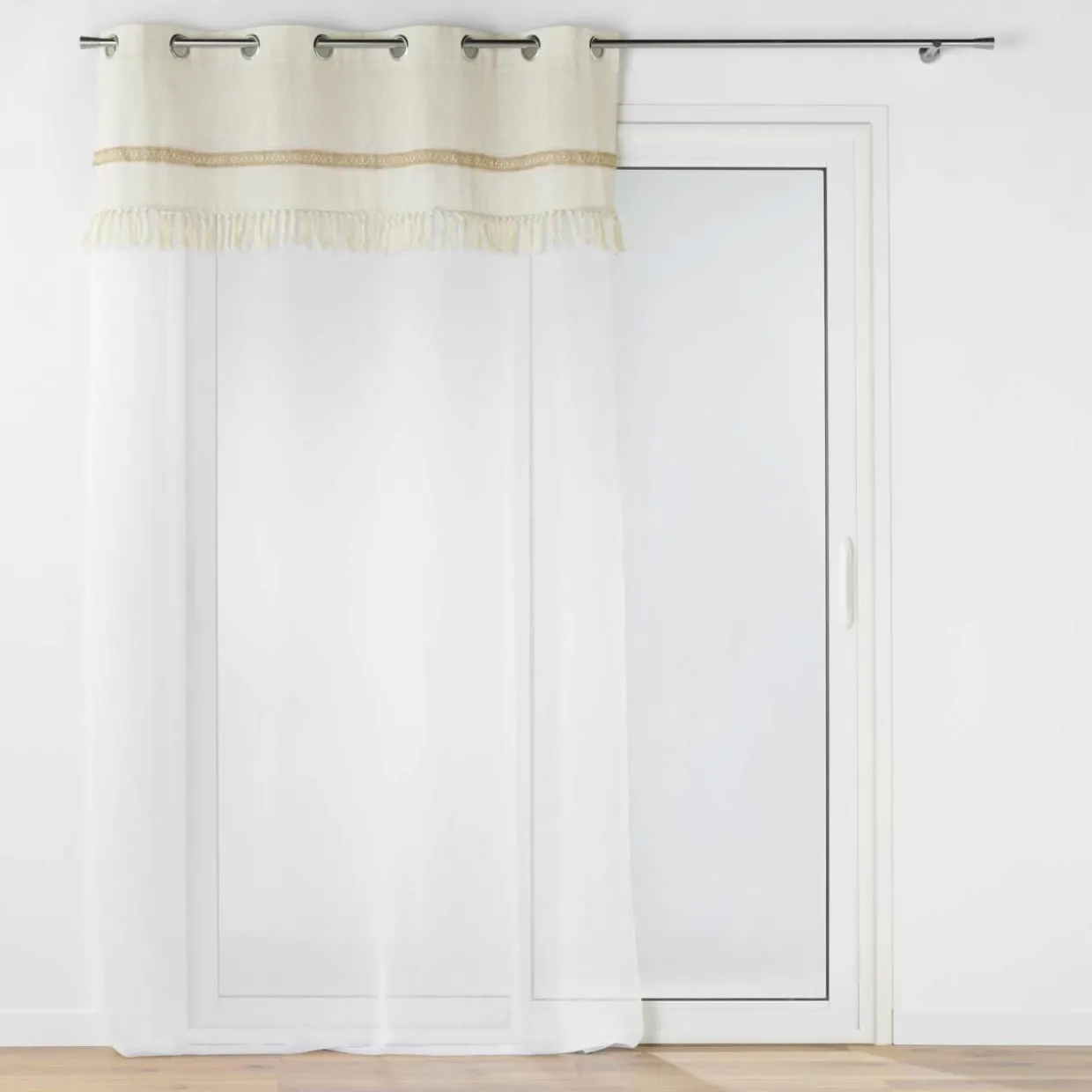 Voilage coton (140 x 240 cm) Janara Beige