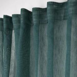 Voilage galon fronceur (140 x 260 cm) Derby Vert sapin