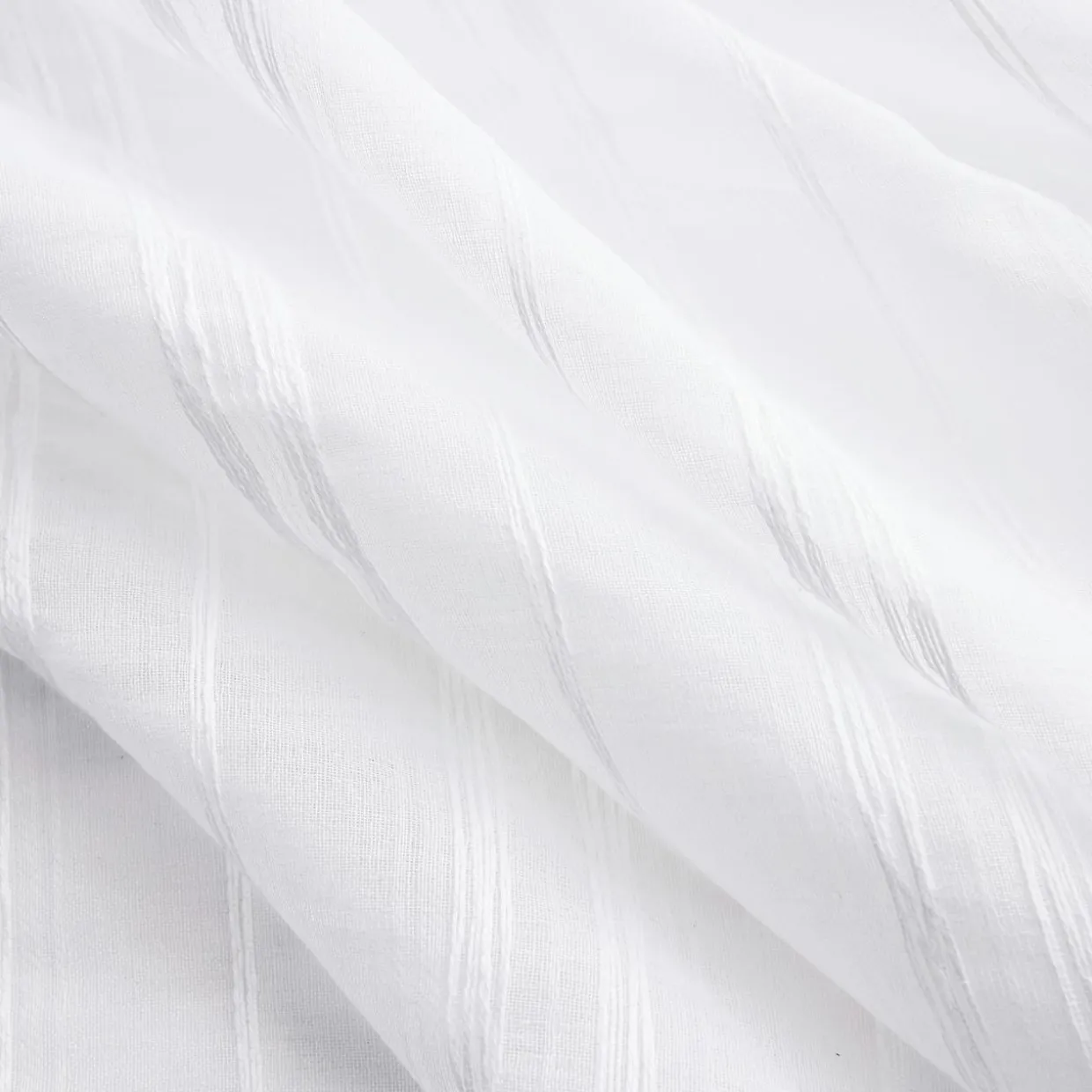 Voilage galon fronceur (140 x 240 cm) Théo Blanc