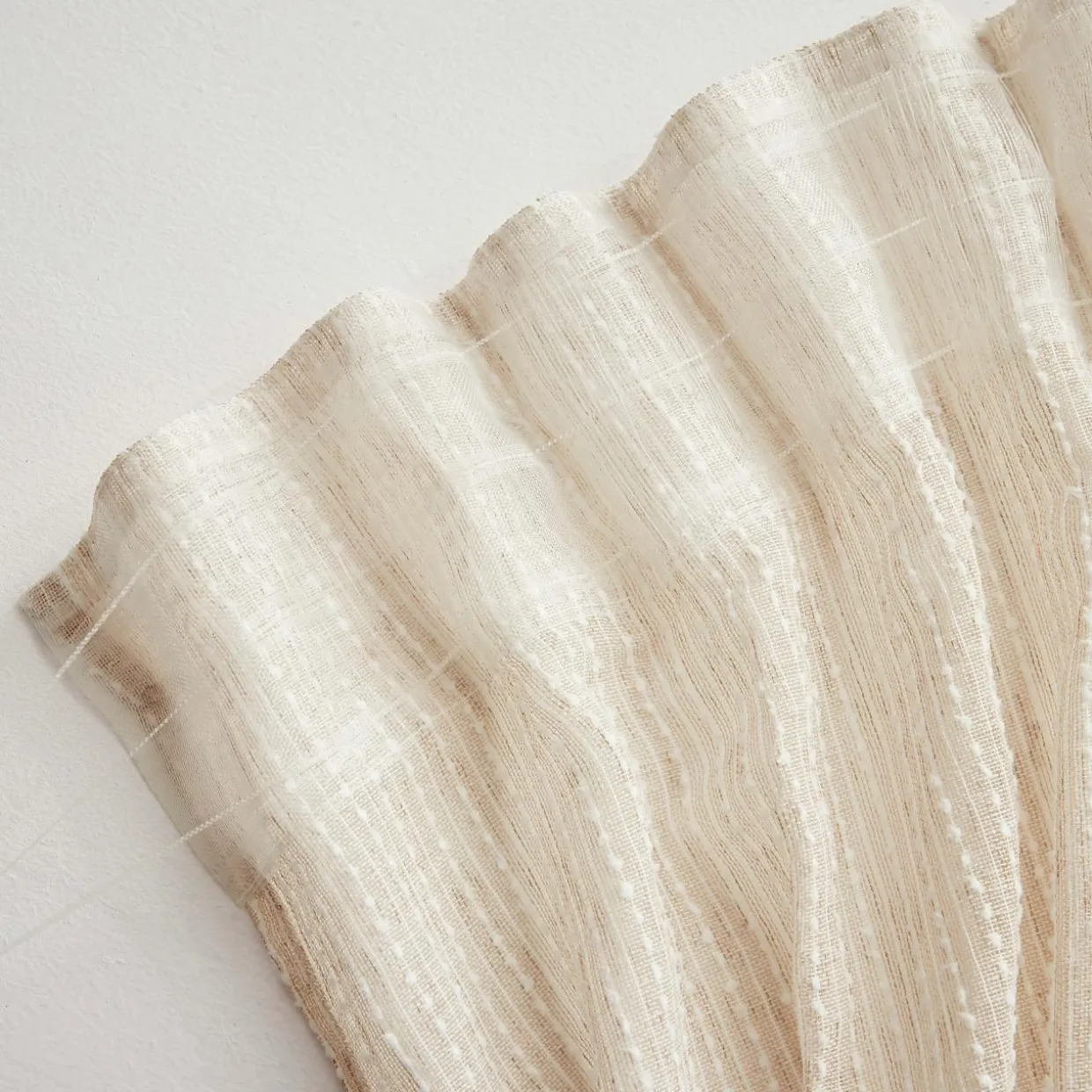 Voilage galon fronceur (280 x 240 cm) Arthur Beige