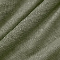 Voilage grande largeur effet lin(400 x 240 cm) Robin Vert Romarin