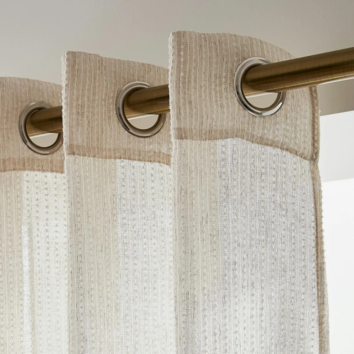 Voilage œillets (140 x 280 cm) Arthur Beige