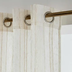 Voilage œillets (140 x 240 cm) Théo Beige