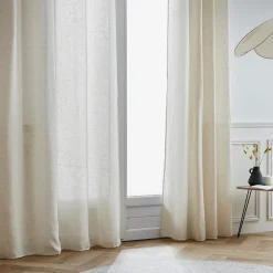 Voilage œillets effet lin (140 x 280 cm) Luca Beige