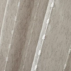 Voilage œillets pompons (280 x 240 cm) Axel Beige