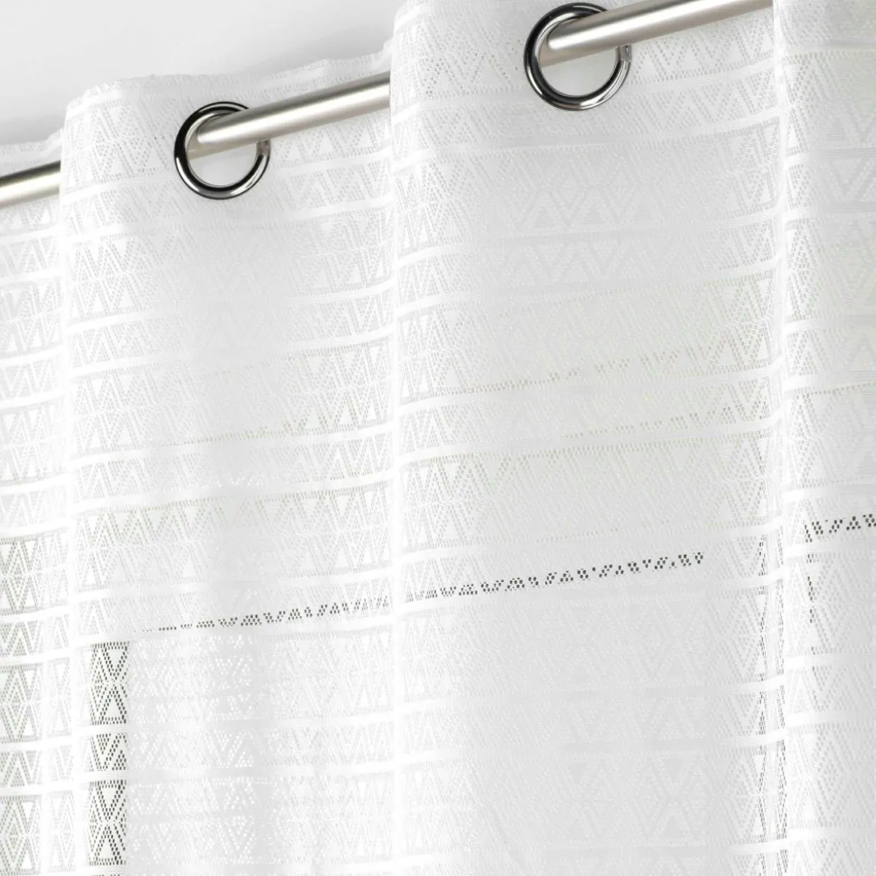 Voilage maille (140 x 240 cm) Naomie Blanc