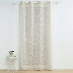 Voilage tissé (140 x 280 cm) Karla Taupe